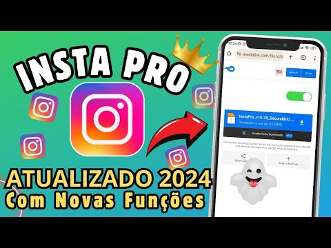 SAIU🔥COMO BAIXAR INSTA PRO ATUALIZADO 2024 COM TODAS AS FUNÇÕES 🤩