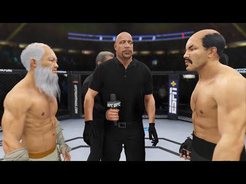 Old Bruce Lee vs. Heihachi Mishima - EA Sports UFC 4 - Crazy UFC 👊🤪