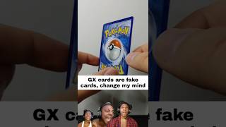 GX cards are Fake cards Change my mind #pokemon #pokemoncards #pokemontcg #cards #tradingcards