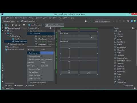 IntelliJ IDEA 2021: How to use GUI Designer