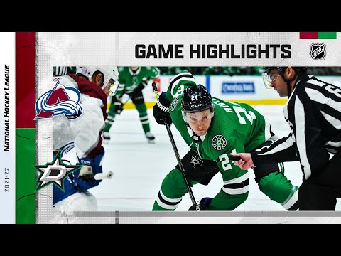 Avalanche @ Stars 11/26/21 | NHL Highlights