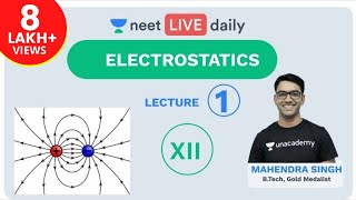 Electrostatics - Lecture 1 | Class 12 | Unacademy NEET | LIVE DAILY | NEET Physics | Mahendra Singh - PHYSICS