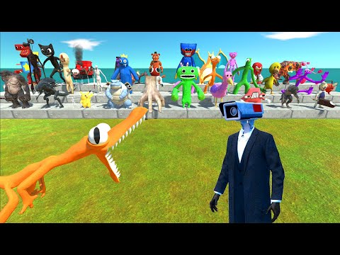 Infinity Battle | Creepy Monster VS Cameraman - Animal Revolt Battle Simulator
