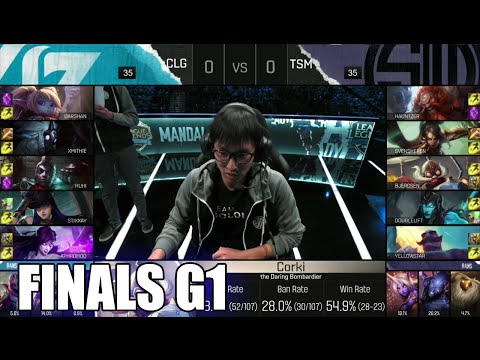 CLG vs TSM | Game 1 Grand Finals S6 NA LCS Spring 2016 | Team Solomid TSM vs CLG G1 1080p