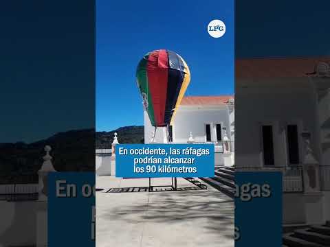 El Salvador | Fuertes ráfagas de viento en Apaneca, Ahuachapán Centro