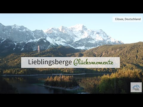 Eibsee und Zugspitze bei Sonnenaufgang