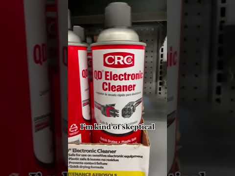 Has ANYBODY actually tried this?? #cartok #cars #cleaner #spray #crc #electronic #fyp #viral