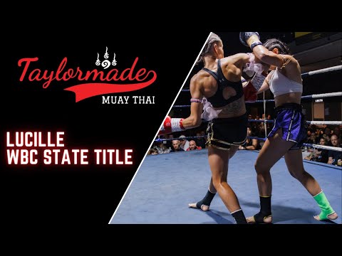 Lucy Deadman Destiny Muay Thai WBC State Title