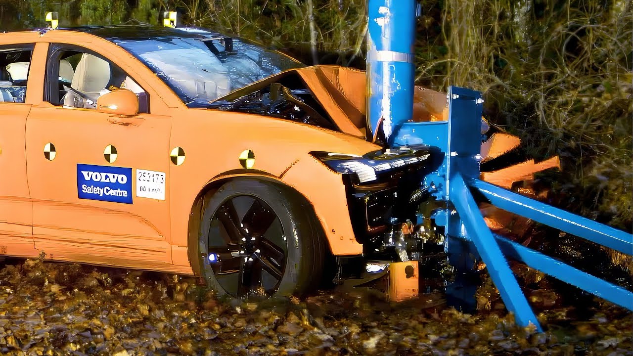 Can the Volvo EX60 Survive This? Extreme Crash Test
