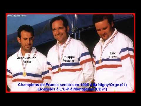 Les champions de France pétanque séniors de 1946 à 2019