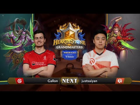 Gallon vs justsaiyan - Division A - Hearthstone Grandmasters Americas 2020 Season 1 - Week 5