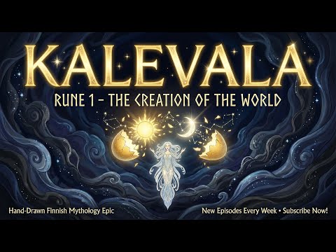 KALEVALA Episode 001 – The Creation of the World (Rune 1) | Hand-Drawn Finnish Mythology Animation