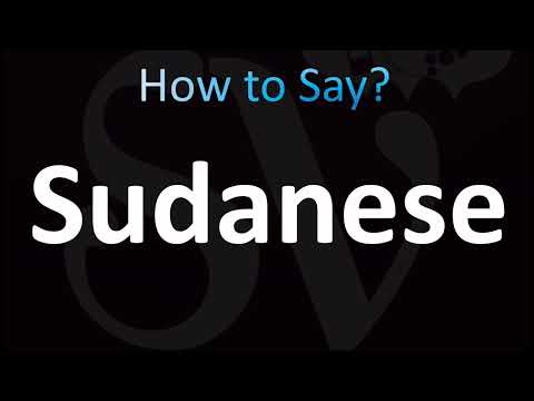 How to Pronounce Sudanese (CORRECTLY!)