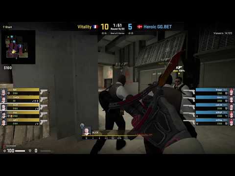 CS:GO POV Demo Vitality ALEX (28/20) vs Heroic (de_vertigo)