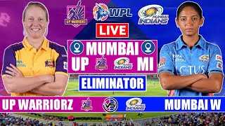 Mumbai Indians W vs UP Warriorz W Eliminator Live Scores | MI W vs UP W WPL Live Scores & Commentary