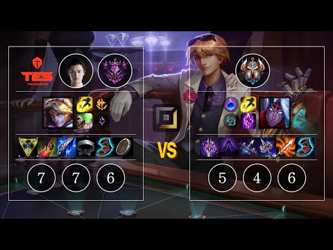 TES Moyu Ezreal vs Varus Bot - KR Master Patch 10.10