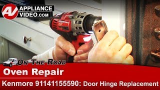 Kenmore Oven Repair - Door Not Properly Closing - Left Door Hinge
