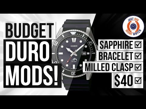 Günstige Casio Duro Mods! Saphir, Armband usw. für 40 $!
