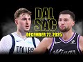Dallas Mavericks Vs Sacramento Kings Full Game Highlights December 27 2025 NBA Season