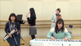 麦の唄　【FlyingDoctor(フライングドクター)】　中島みゆき　「マッサン」主題歌　鍵盤ハーモニカ(ソプラノ　HAMMOND　44　BB)　トイピアノ　ヴァイオリン　ピアノ　カホン