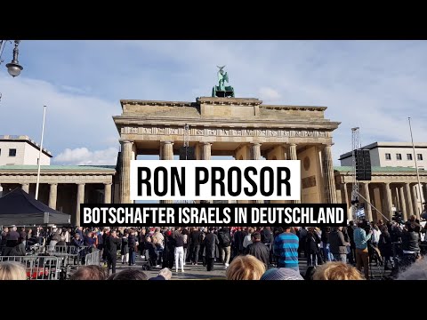 22.10.2023 Berlin Pro-Israel-Demo Botschafter Ron Prosor 0 Toleranz für jede Form von Antisemitismus