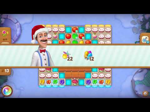 Gardenscapes 664 Level - 13 moves - NO BooSTERS