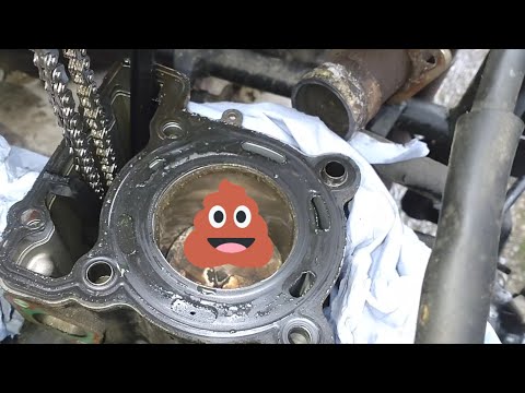 Lexmoto LXR - foreign object trapped in the cylinder of the engine