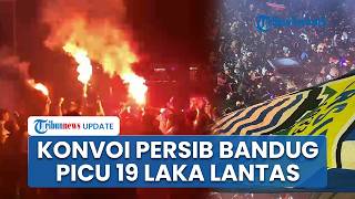 19 Kecelakaan Lalu Lintas hingga Pembacokan Mewarnai Aksi Konvoi Kemenangan Persib di Bandung