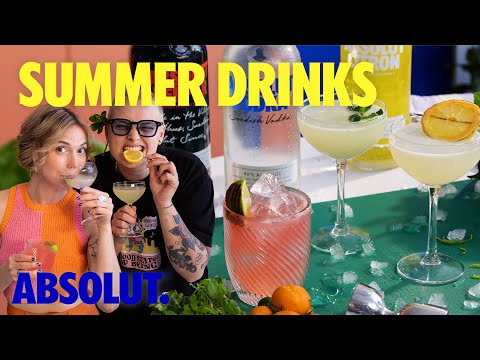 Elyse's Top 3 Summer Sippers | Absolut Drinks With Elyse