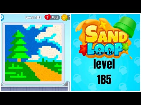 Sand Loop Level 185 Walkthrough