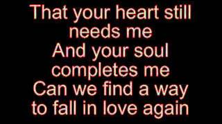 TO FALL IN LOVE AGAIN BY JESSICA SIMPSON KARAOKE VERSION