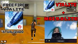 FREE FIRE V7A ATUALIZADO, O FF EXTREMAMENTE LITE E OTIMIZADO PARA PCS FRACO , BAIXE AGORA MESMO😏💜