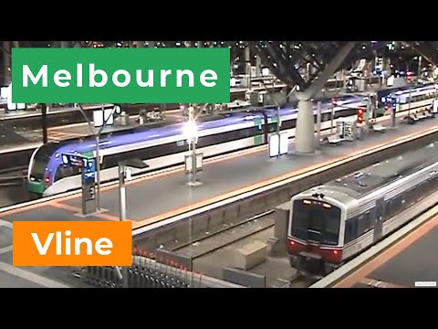 Trains in Melbourne | Vline at Southern Cross Station | 2007