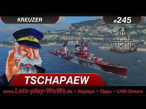 World of Warships Replay #245: Tschapaew [ 5 Kills | 136 K ] deutsch