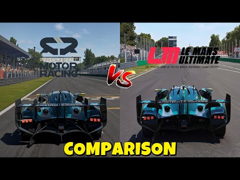 Project Motor Racing vs Le Mans Ultimate | Comparison | Sound, Graphics, Cockpit & Rain Test