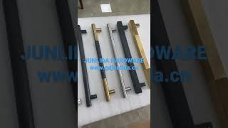 T-shaped single-sided stainless steel door handle