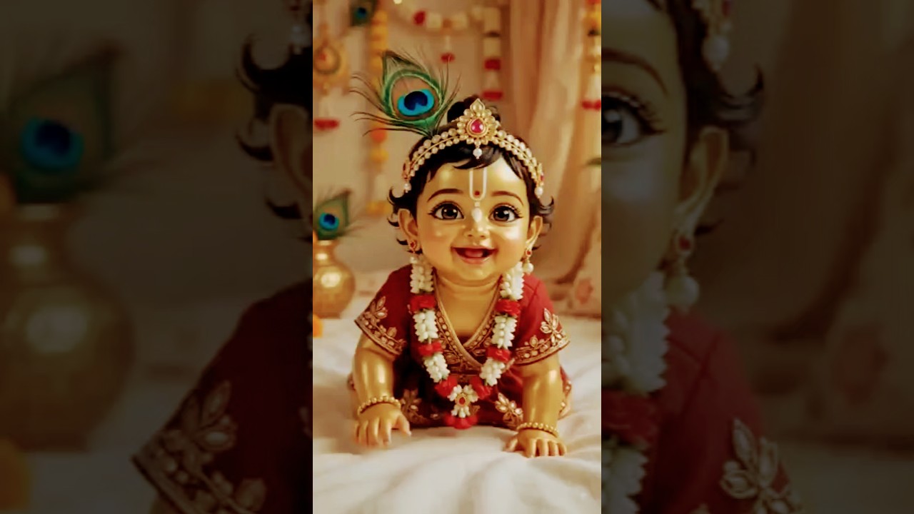 प्यारे लड्डू गोपाल प्यारे मेहमामेरेन #krishna​ #laddugopal​