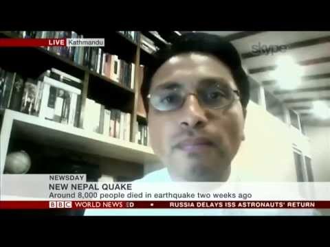 BBC Interview after the May 2015 Earthquake (2015)