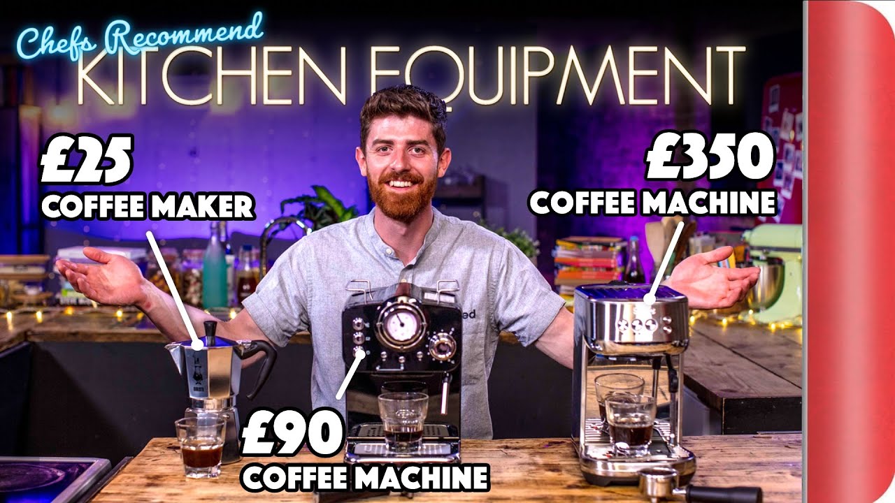 25 Coffee Maker OR 350 Coffee Machine? Chefs Recommend Kitchen Equipment Vol. 3