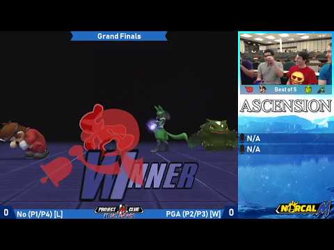 "Ascension 8/18/18" - No (Lucario+Ivy) v. PGA (G&W+Mario) - Grand Finals
