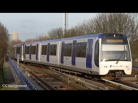 RET metro RandstadRail arrives in Slinge Rotterdam!