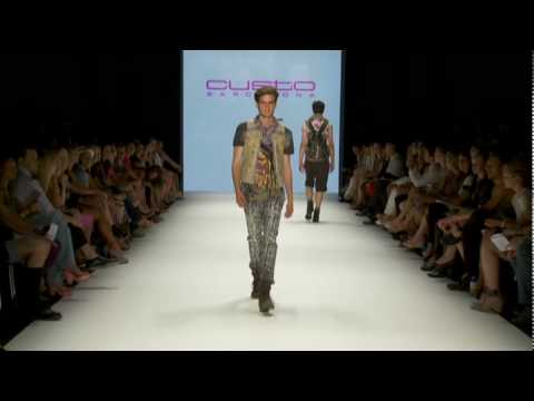 Eglantina Zingg is backstage of Custo Barcelona's fashion show on Day 2