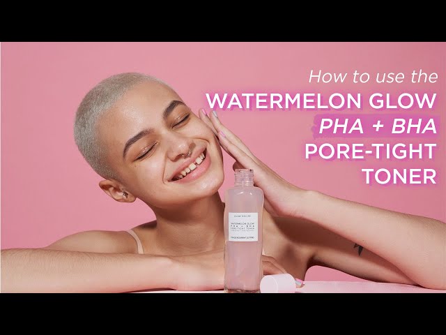 جلو ريسيبي، تونر البطيخ PHA+BHA، لترطيب البشرة وتق...
