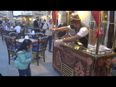 Ice Cream Man in SOUQ WAQIF