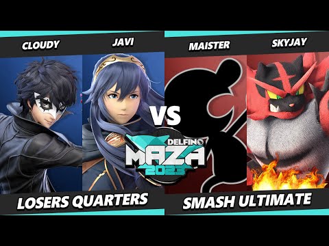Delfino Maza 2023 Top 8 - Cloudy & Javi  Vs. Maister & Skyjay  - Smash Ultimate - SSBU
