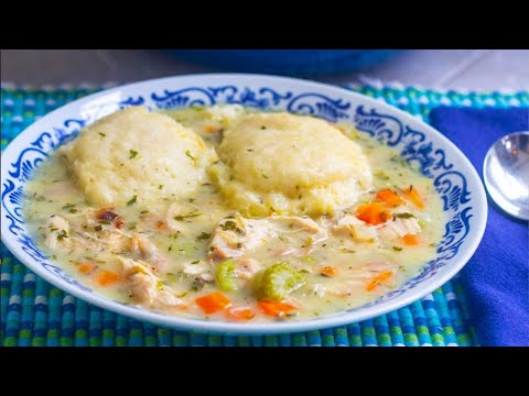 Chicken and Dumplings Recipe Demonstration