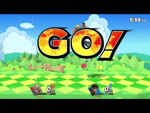 Super Smash Bros. Ultimate Online Match - 1/25/19 (Ken vs Snake)