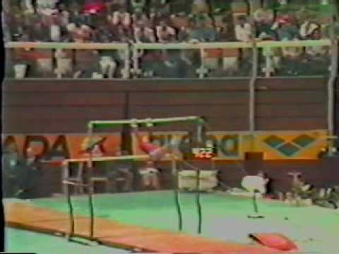 Diana Morawe 1983 Worlds Optionals Bars