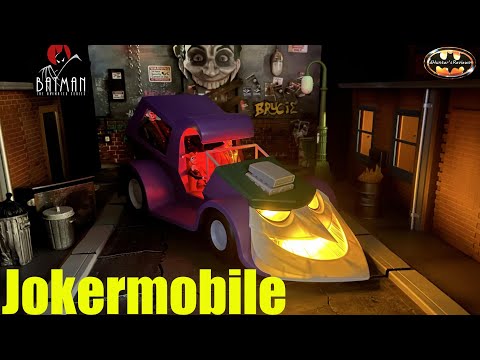 McFarlane's DC Direct BTAS Jokermobile Batman The Animated Series Joker Vehicle Review & Comparison