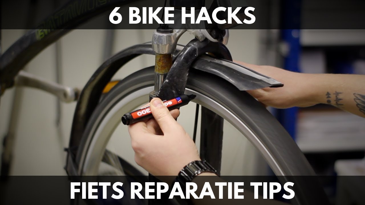 6 bike hacks - Handige fiets reparatie tips